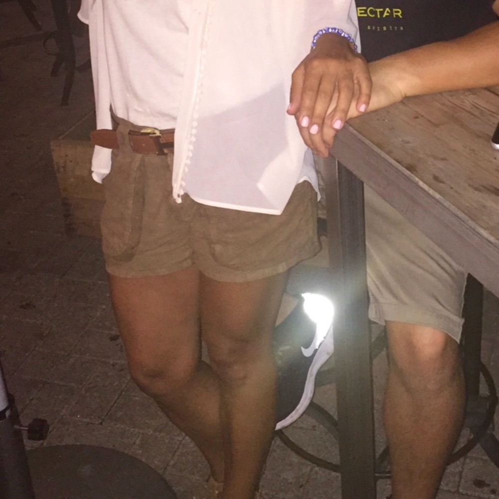 Free People real suede vintage shorts